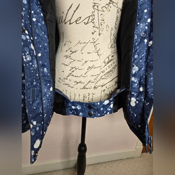 Rossignol Expert 10000 Ski Jacket Womens Size S Blue White Snow Long Sleeve - Picture 8 of 16